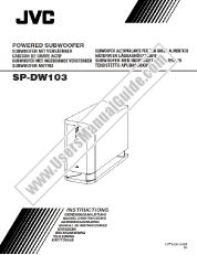 Ver SP-DW103E pdf Manual de instrucciones