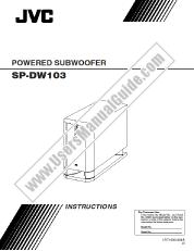 View SP-DW103J pdf Instruction Manual