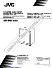 Voir SP-PW880E pdf Directives