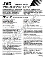 Ansicht SP-X103EU pdf Bedienungsanleitung