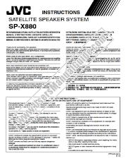 Voir SP-X880E pdf Directives