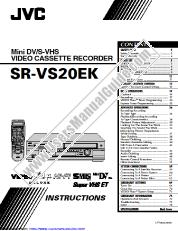 Voir SR-VS20EK pdf Directives