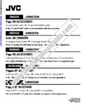 View SR-VS30EK pdf Instruction Sheet