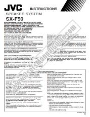 Voir SX-F50 pdf Instructions - Système de haut-parleurs