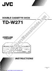 View TD-W271AU pdf Instruction Manual