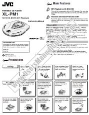 Visualizza XL-PM1B pdf Istruzioni