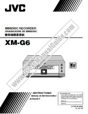 Voir XM-G6U pdf Instructions - Anglais - Espagnol