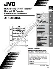 Ansicht XR-D400SLE pdf Anweisungen