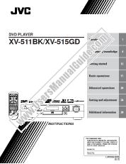 Voir XV-515GDE pdf Directives