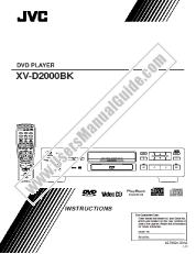 Ver XV-D2000BK pdf Instrucciones
