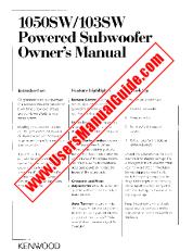 Vezi 1050SW pdf Engleză (SUA) Manual de utilizare