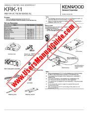 Vezi KRK-11 pdf Engleză Manual de utilizare