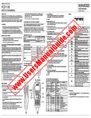 Vezi KCH-16 pdf Engleză Manual de utilizare