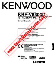 Voir KRF-V6300D pdf Manuel de l'utilisateur italien