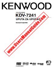 View KDV-7241 pdf Croatian User Manual