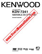 Ver KDV-7241 pdf Manual de usuario esloveno