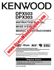 Visualizza DPX303 pdf Manuale utente inglese, francese, spagnolo