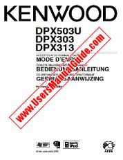 Vezi DPX313 pdf Franceză, germană, Manual de utilizare olandez