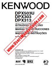 Visualizza DPX503U pdf Manuale d'uso italiano, spagnolo, portoghese