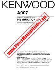 Ver A907 pdf Manual de usuario en inglés (EE. UU.)