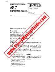 Vezi AS-7 pdf Engleză (SUA) Manual de utilizare