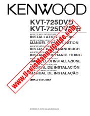 View KVT-725DVD-B pdf English, French, German, Dutch, Italian, Spanish, Portugal User Manual
