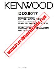 Ver DDX6017 pdf Inglés, Francés, Español Manual De Usuario