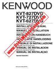 View KVT-827DVD pdf English, French, German, Dutch, Italian, Spanish, Portugal User Manual