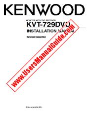 Ver KVT-729DVD pdf Manual de usuario en inglés (MANUAL DE INSTALACIÓN)