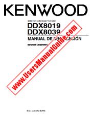 Voir DDX8019 pdf Espagnol (manuel d'installation) Manuel de l'utilisateur