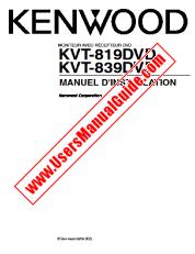 Voir KVT-819DVD pdf Français (manuel d'installation) Manuel de l'utilisateur