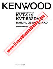 Vezi KVT-532DVD pdf Portugalia (INSTALARE) Manual de utilizare