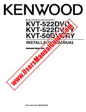Voir KVT-50DVDRY pdf Anglais (manuel d'installation) Manuel de l'utilisateur