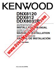 View DDX8032BT pdf English, French, Spanish(INSTALLATION MANUAL) User Manual