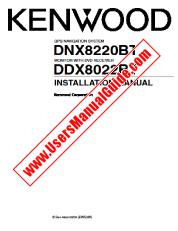 Ver DNX8220BT pdf Manual de usuario en inglés (MANUAL DE INSTALACIÓN)