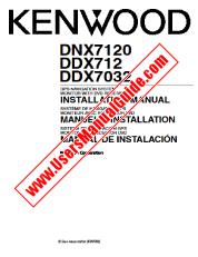 Vezi DDX712 pdf Engleză, franceză, spaniolă (INSTALARE) Manual de utilizare