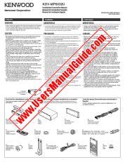 Vezi KDV-MP6032U pdf Engleză, spaniolă, Portugalia (INSTALARE) Manual de utilizare