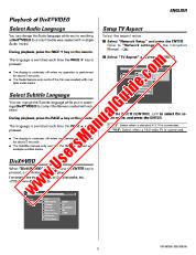Ver VRS-N8100 pdf Inglés, francés, alemán, holandés, italiano, español (Atención) Manual del usuario