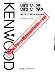Ver M-25 pdf Manual de usuario en ingles