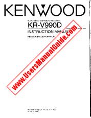 Vezi KR-V990D pdf Engleză Manual de utilizare