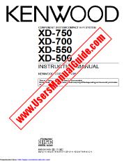 Ver XD-750 pdf Manual de usuario en ingles