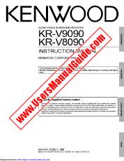 Voir KR-V9090 pdf Manuel d'utilisation anglais