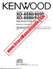 Ver XD-8550 pdf Manual de usuario en ingles