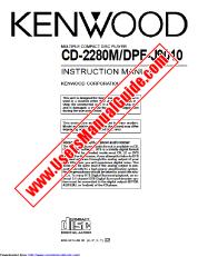 Ver CD-2280M pdf Manual de usuario en ingles