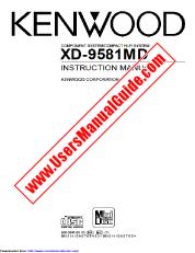 Visualizza XD-9581MD pdf Manuale utente inglese