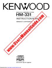 Voir HM-331 pdf Manuel d'utilisation anglais