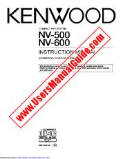 Ver NV-600 pdf Manual de usuario en ingles