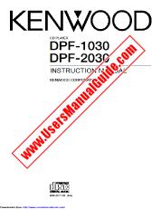 Voir DPF-1030 pdf Manuel d'utilisation anglais