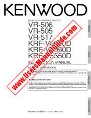 Voir KRF-V5550D pdf Manuel d'utilisation anglais