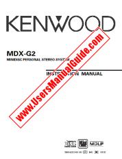 Vezi MDX-G2 pdf Engleză Manual de utilizare